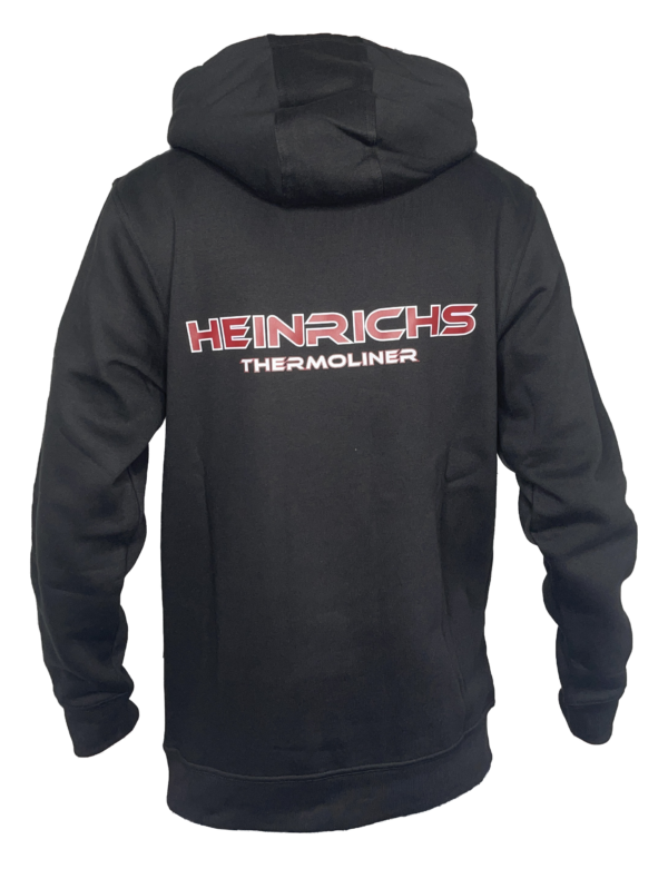 Bild von der Rückseite des ganzen Hoodies.