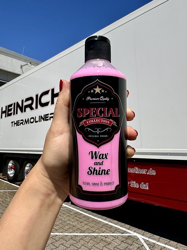 Special Collection Wax & Shine – 500 ml das Schutzschild bei Regen, Staub und Sonnenstrahlen